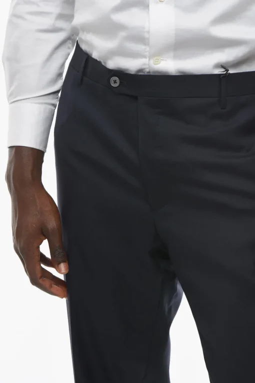 Pantaloni LEADER in Lana Vergine Extrafine>Corneliani Clearance