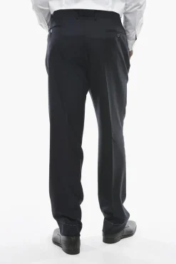 Pantaloni LEADER in Lana Vergine Extrafine></noscript>Corneliani Clearance