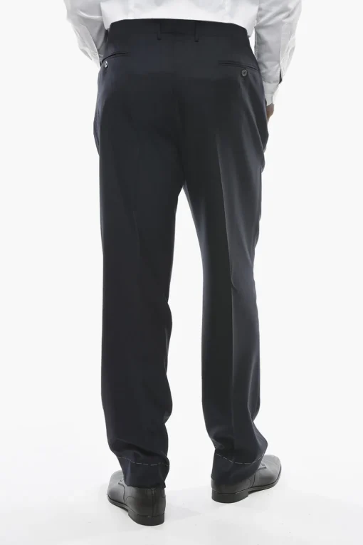 Pantaloni LEADER in Lana Vergine Extrafine>Corneliani Clearance