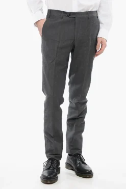 Sale Pantaloni LEADER in Lana Vergine Uomo Pantaloni