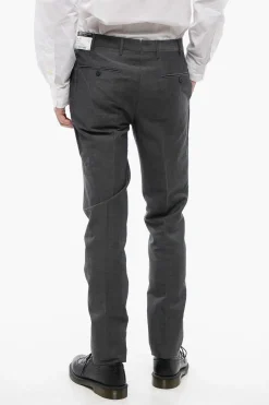 Sale Pantaloni LEADER in Lana Vergine Uomo Pantaloni