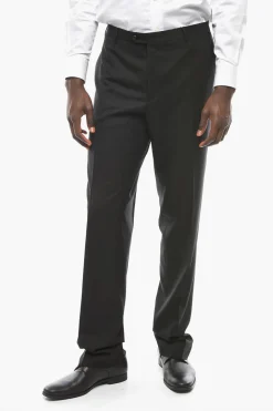 Pantaloni LEADER in Lana 17,75 Microns>Corneliani Fashion