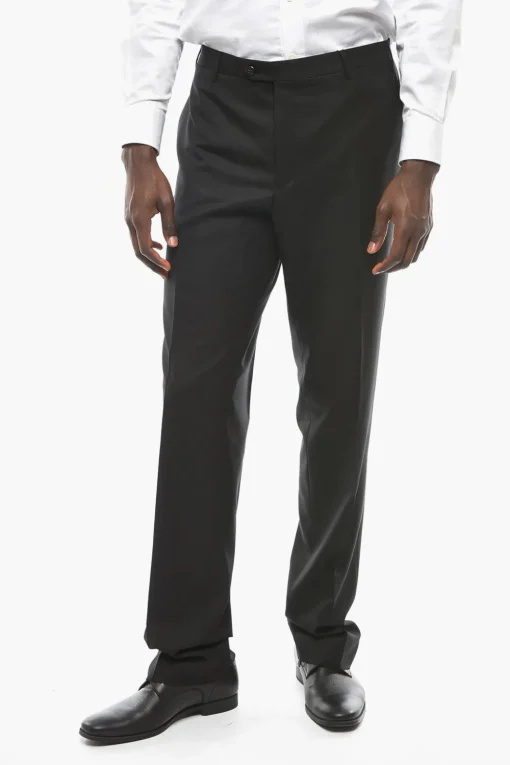 Pantaloni LEADER in Lana 17,75 Microns>Corneliani Fashion