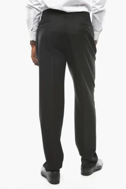 Pantaloni LEADER in Lana 17,75 Microns></noscript>Corneliani Fashion