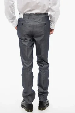 Pantaloni LEADER in Misto Cotone e Seta>Corneliani Outlet