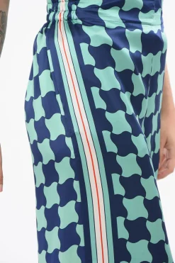 Hot Pantaloni Loose Fit in Seta Donna Pantaloni