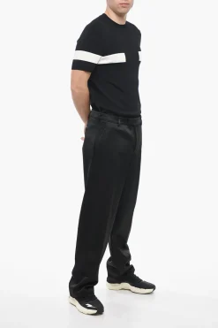Pantaloni Loose Fit LIAM in Satin></noscript>Neil Barrett Sale
