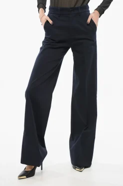 Pantaloni Loose Fit MISA In Twill di Cotone con 4 Tasche>Department 5 Sale