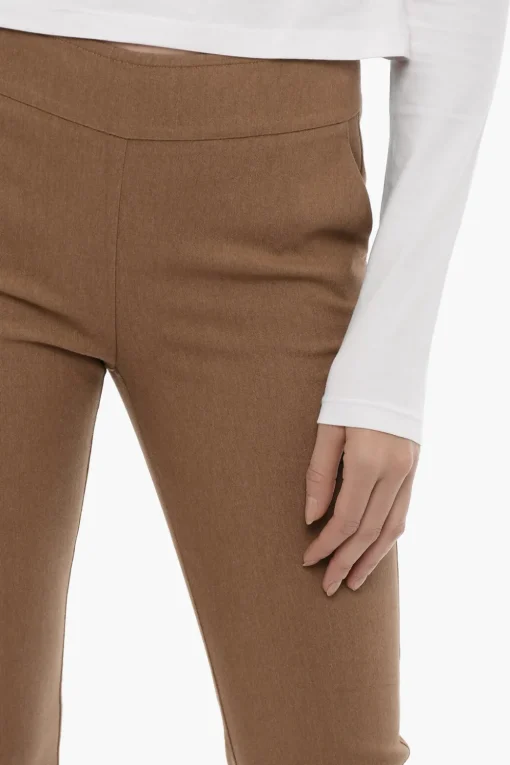 Hot Pantaloni LOUIS a Gamba Dritta con Due Tasche Donna Pantaloni