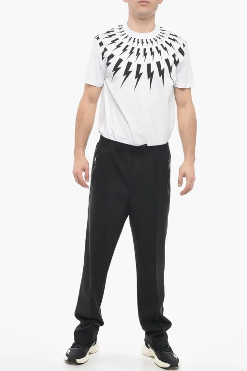 Outlet Pantaloni LOUIS Loose Fit con Elastico in Vita Uomo Pantaloni
