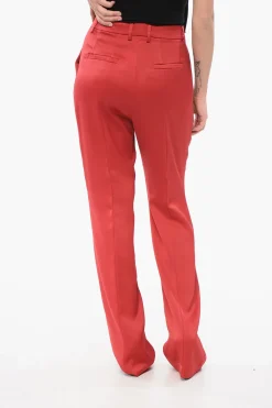 Outlet Pantaloni LOVER Satinati Donna Pantaloni