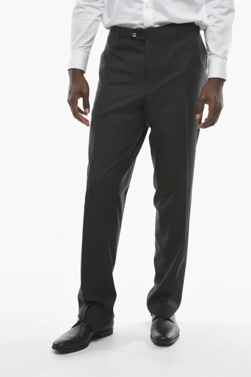 Sale Pantaloni MANTUA in Lana Vergine Uomo Pantaloni