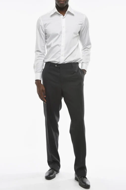 Sale Pantaloni MANTUA in Lana Vergine Uomo Pantaloni