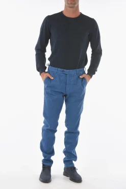 Best Pantaloni MARAIS in Misto Lino Uomo Pantaloni