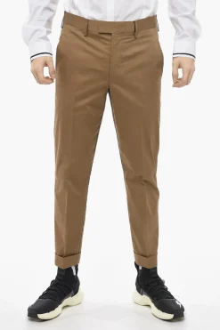 New Pantaloni NATE Skinny Fit con Risvolto Uomo Pantaloni