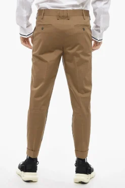 New Pantaloni NATE Skinny Fit con Risvolto Uomo Pantaloni