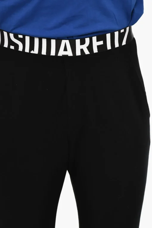 Outlet Pantaloni Nightwear a Tinta Unita con Banda Logata Uomo Intimo