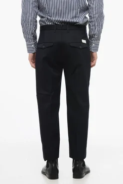 Pantaloni NIKOLAS in Lana con Abbottonatura Frontale>Nine In The Morning Best