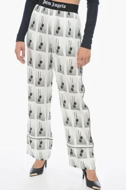 Fashion Pantaloni Pajama MIRAGE con Logo All-Over Donna Pantaloni