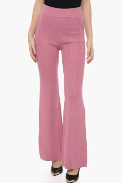 Pantaloni Palazzo a Costine e a Vita Alta>Remain New
