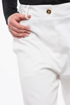 Hot Pantaloni Palazzo a Vita Alta Donna Pantaloni