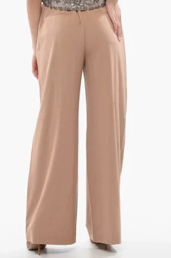 Online Pantaloni Palazzo ALEIDA a Una Pince con Elastico in Vita Donna Pantaloni