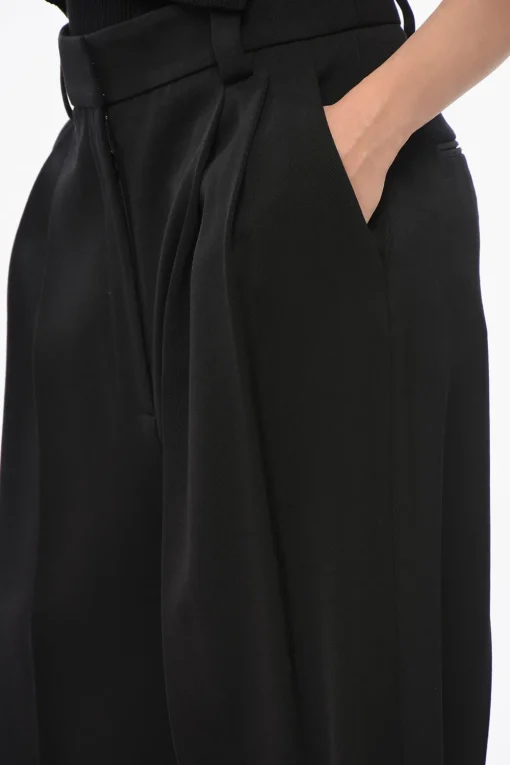 Pantaloni Palazzo con Pince>Khaite Outlet