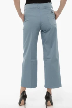Pantaloni Palazzo Crop a Tinta Unita>Department 5 Online