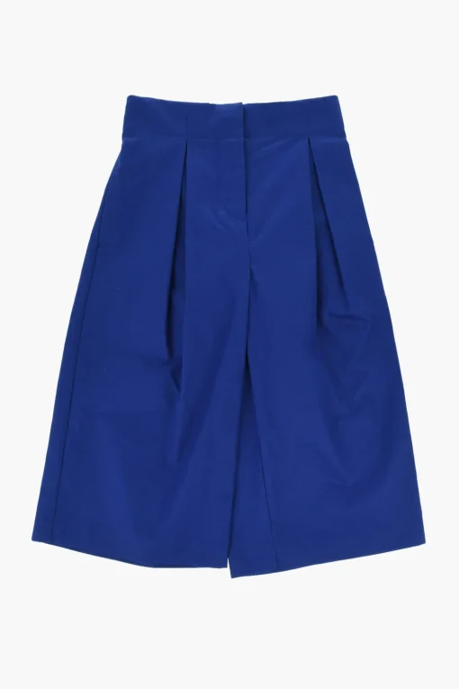 New Pantaloni Palazzo HERMIA A Doppia Pince con Abbottonatura Nascosta Abbigliamento