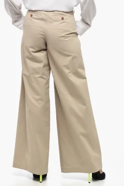 Pantaloni Palazzo in Cotone a 2 Pinces>Jejia Discount