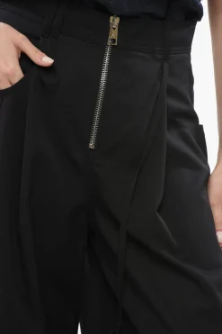 Pantaloni Palazzo in Lana con Zip></noscript>The Attico Sale