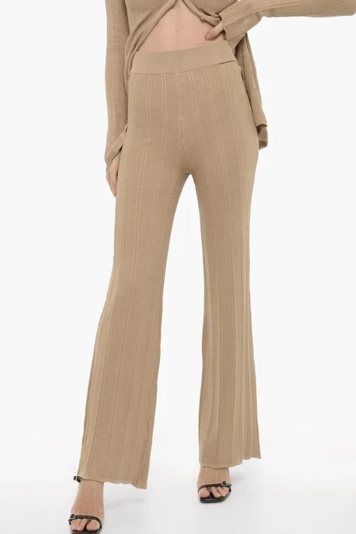 Pantaloni Palazzo in Lurex>Remain Outlet
