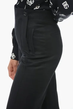 Pantaloni Palazzo in Misto Lino con Doppia Abbottonatura></noscript>Chloe Best