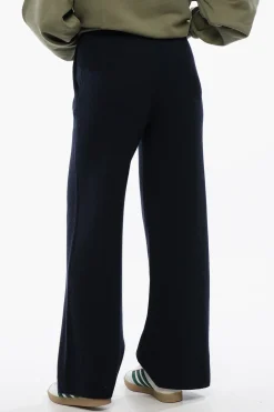 Best Pantaloni Palazzo in Misto Cashmere a Coste Donna Pantaloni