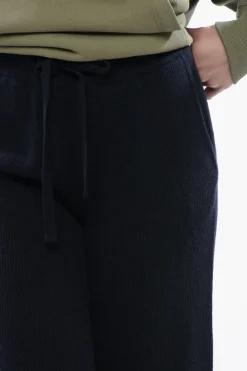 Best Pantaloni Palazzo in Misto Cashmere a Coste Donna Pantaloni