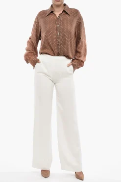 Pantaloni Palazzo in Seta></noscript>Valentino Best