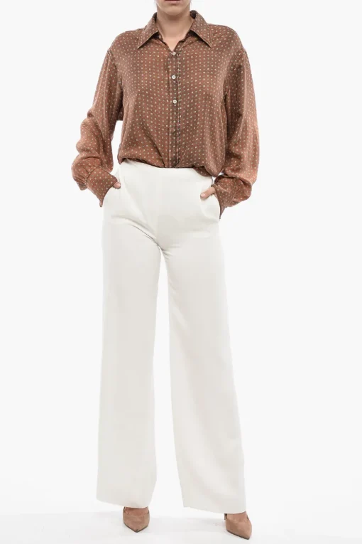 Pantaloni Palazzo in Seta>Valentino Best