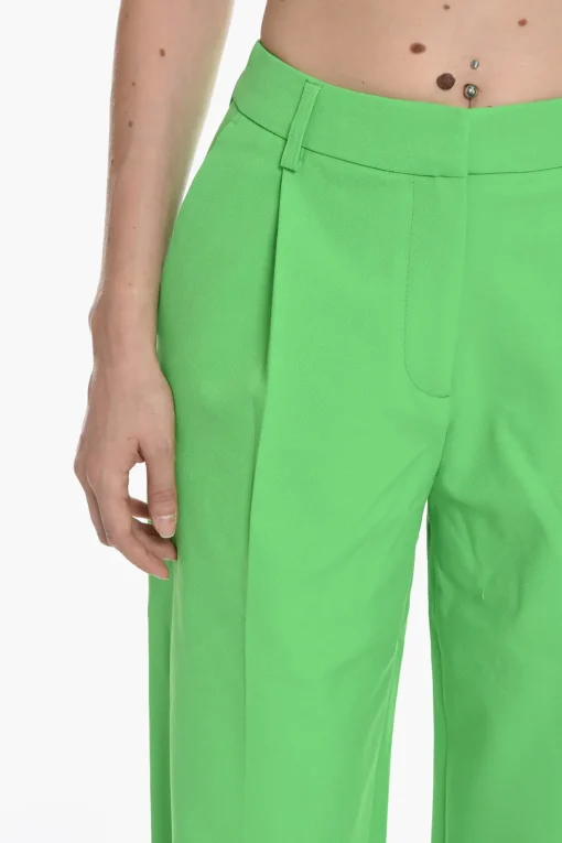 Pantaloni PAOLA Svasati a una Pince e Vita Alta>Samsoe Samsoe Clearance