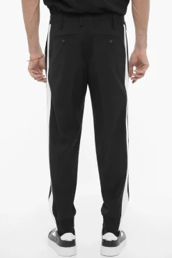 New Pantaloni Piping JACK Slim Fit Uomo Pantaloni