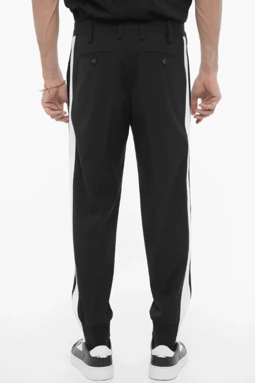 New Pantaloni Piping JACK Slim Fit Uomo Pantaloni