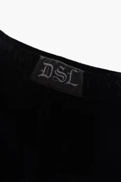 New Pantaloni PKARAL in velluto con banda laterale a contrasto Abbigliamento