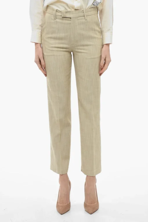 New Pantaloni PLAZA a Gamba Diritta Donna Pantaloni