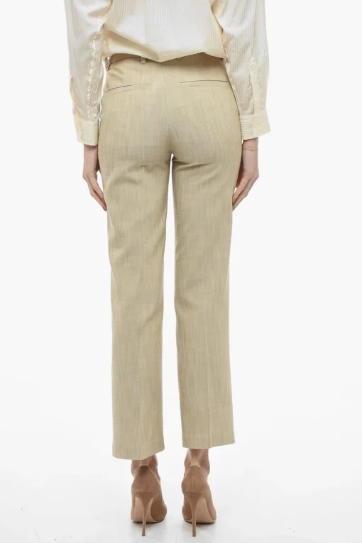 New Pantaloni PLAZA a Gamba Diritta Donna Pantaloni