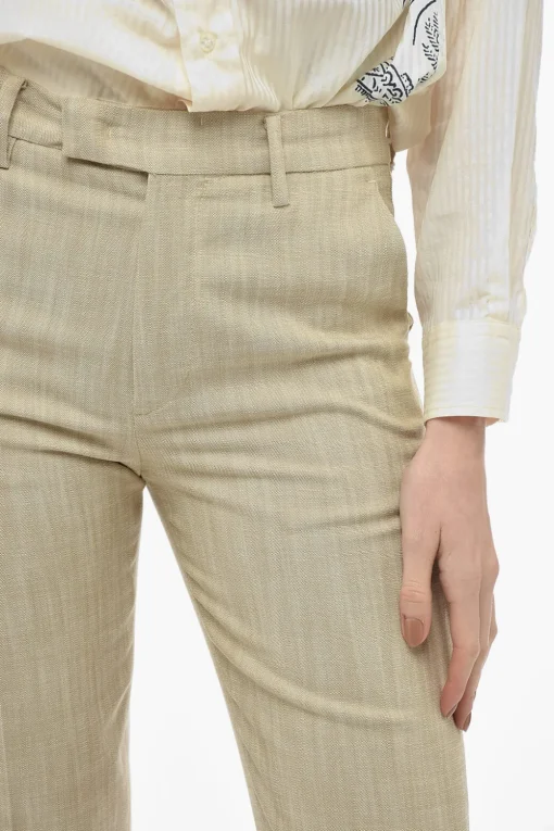 New Pantaloni PLAZA a Gamba Diritta Donna Pantaloni