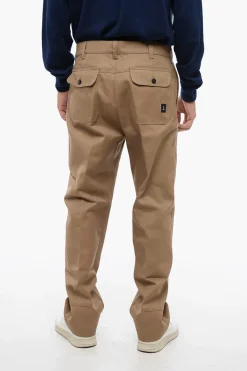 Online Pantaloni Regular Fit con Passanti Uomo Pantaloni