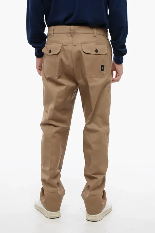 Online Pantaloni Regular Fit con Passanti Uomo Pantaloni