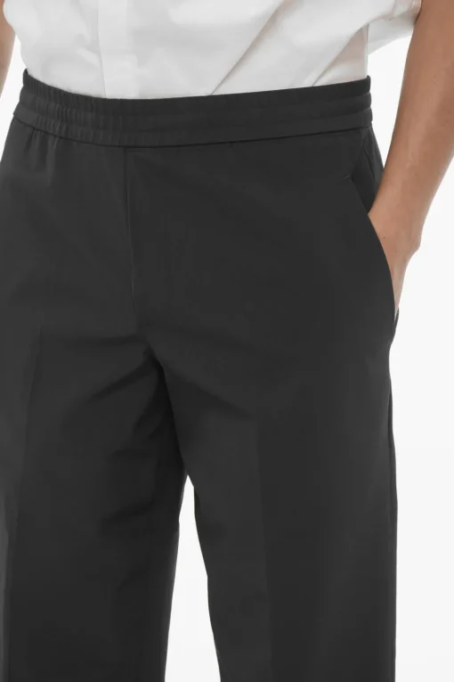 Fashion Pantaloni REM Slim Fit a Vita Bassa con Elastico in Vita Uomo Pantaloni