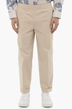 Clearance Pantaloni REM Slim Fit a Vita Bassa con Elastico in Vita Uomo Pantaloni
