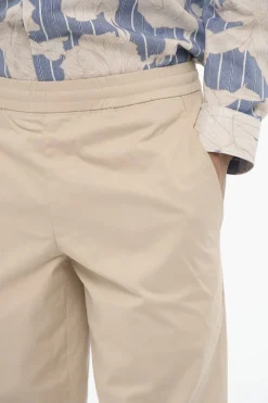 Clearance Pantaloni REM Slim Fit a Vita Bassa con Elastico in Vita Uomo Pantaloni