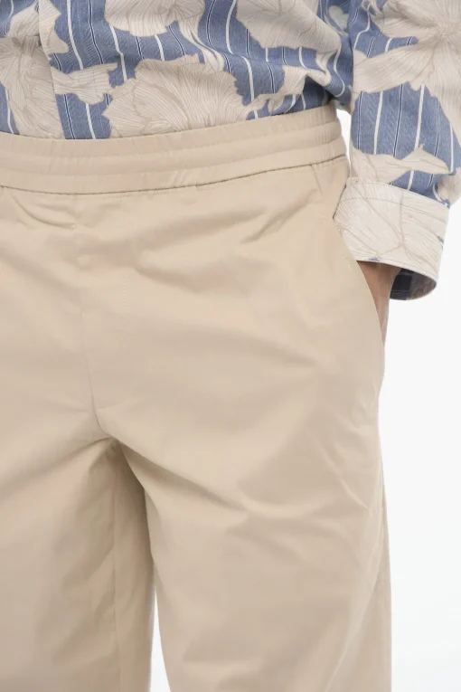 Clearance Pantaloni REM Slim Fit a Vita Bassa con Elastico in Vita Uomo Pantaloni